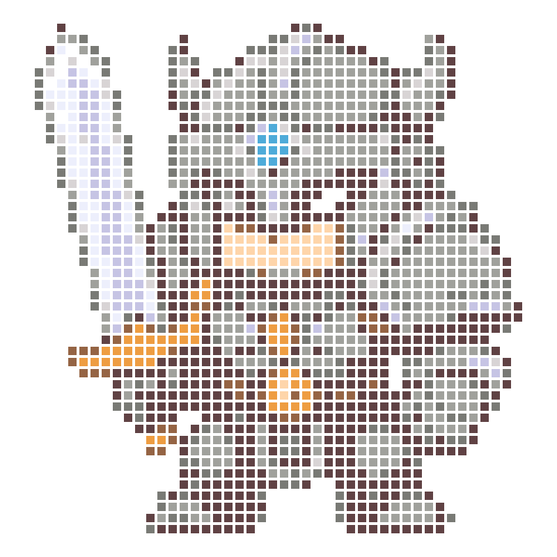 Chibi cartoon sword-wielding armored knight, a cute game character