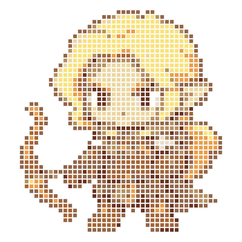 Chibi blonde elf archer, bow ready, ready to strike