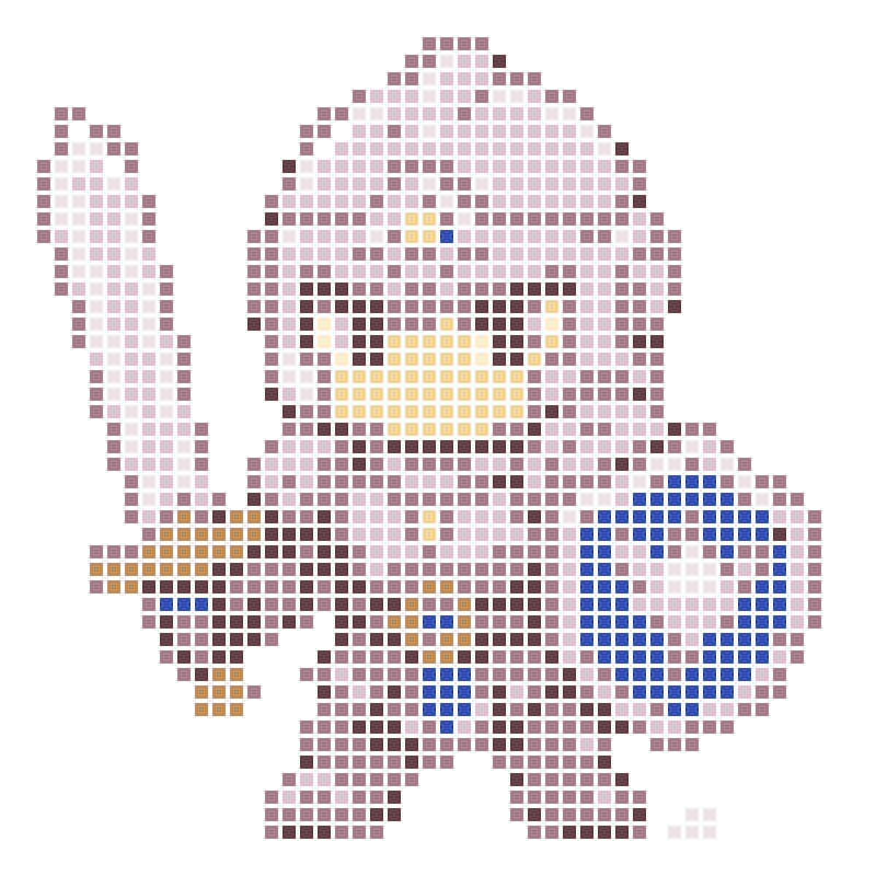 The cute chibi-style little knight wields a sword and shield, exuding heroic spirit