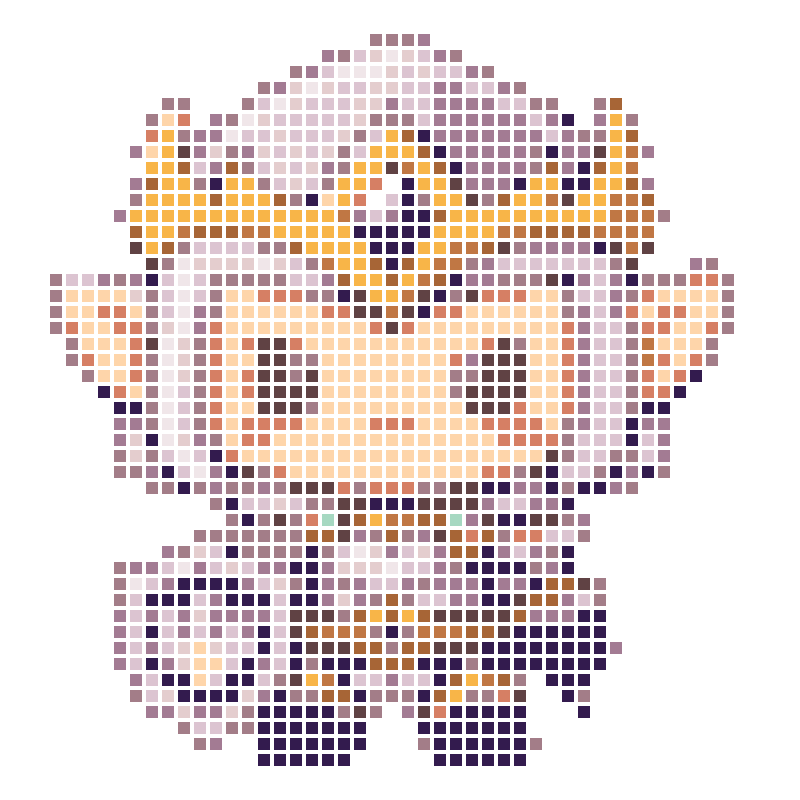 Chibi-style cute elf knight with a cute armored warrior image