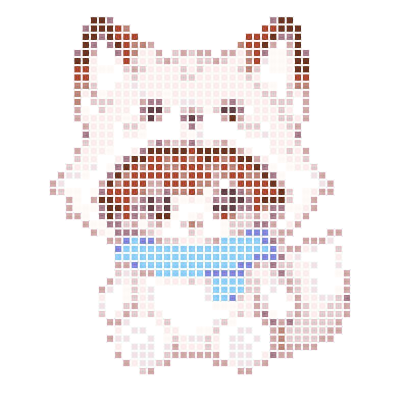 An adorably cute cartoon kid dressed in a pink fox costume