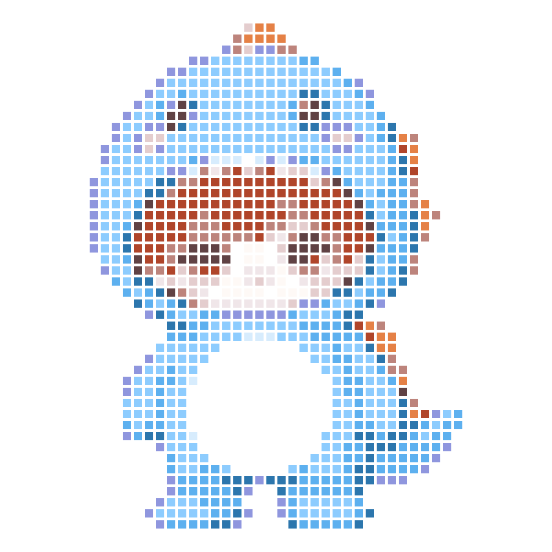 A cute cartoon boy wearing a blue dinosaur costume