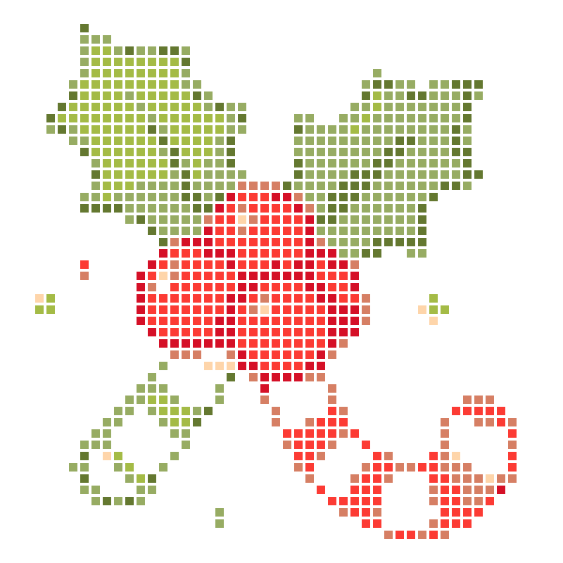 Christmas holly with candy cane: cute holiday decoration patterns