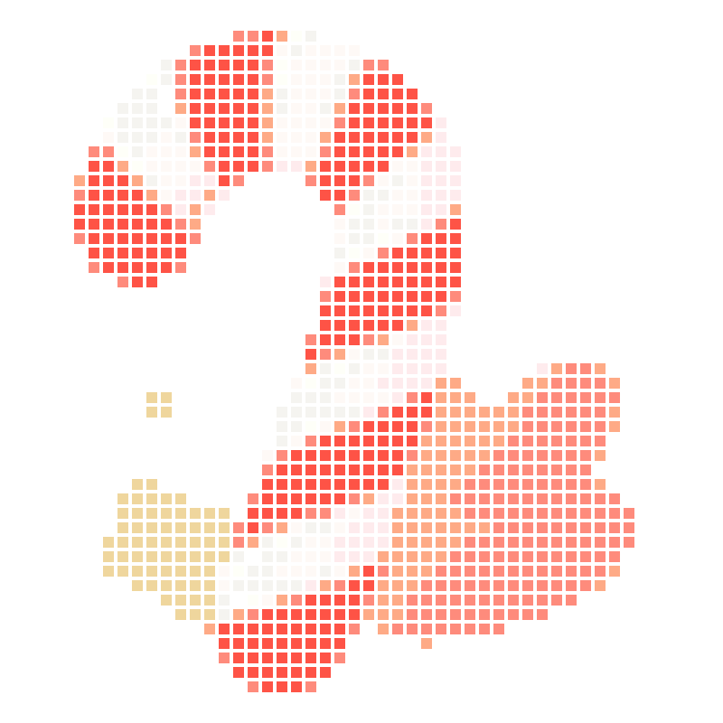 Soft and cute Christmas red and white striped candy cane illustration