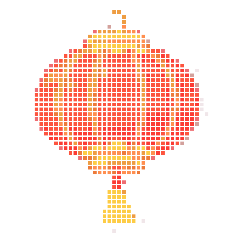 Festive traditional Chinese cartoon lantern patterns