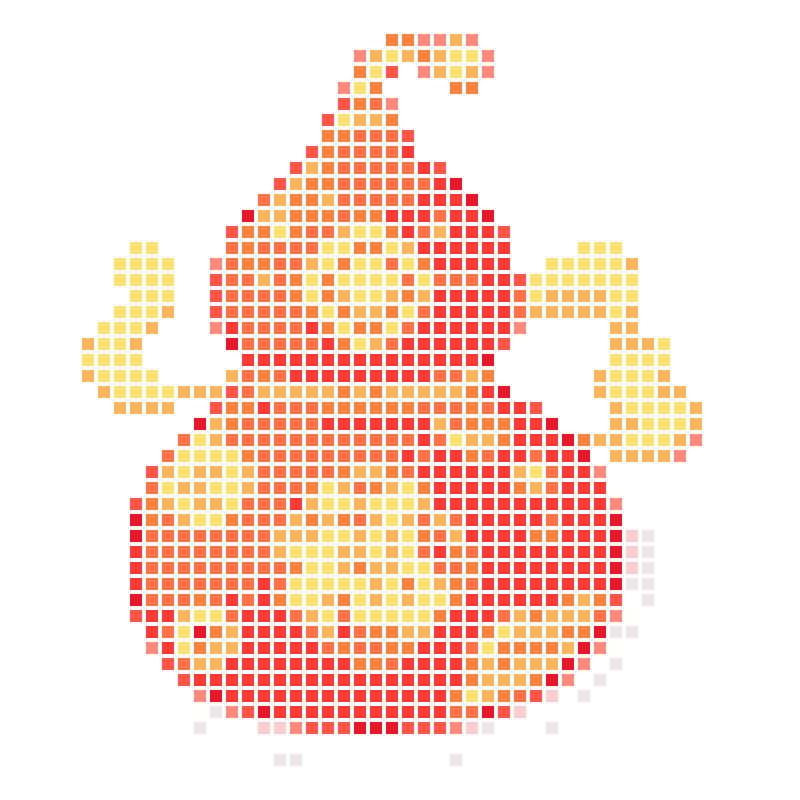 Festive red gourd with the character 'Fu' symbolizes good fortune and good fortune