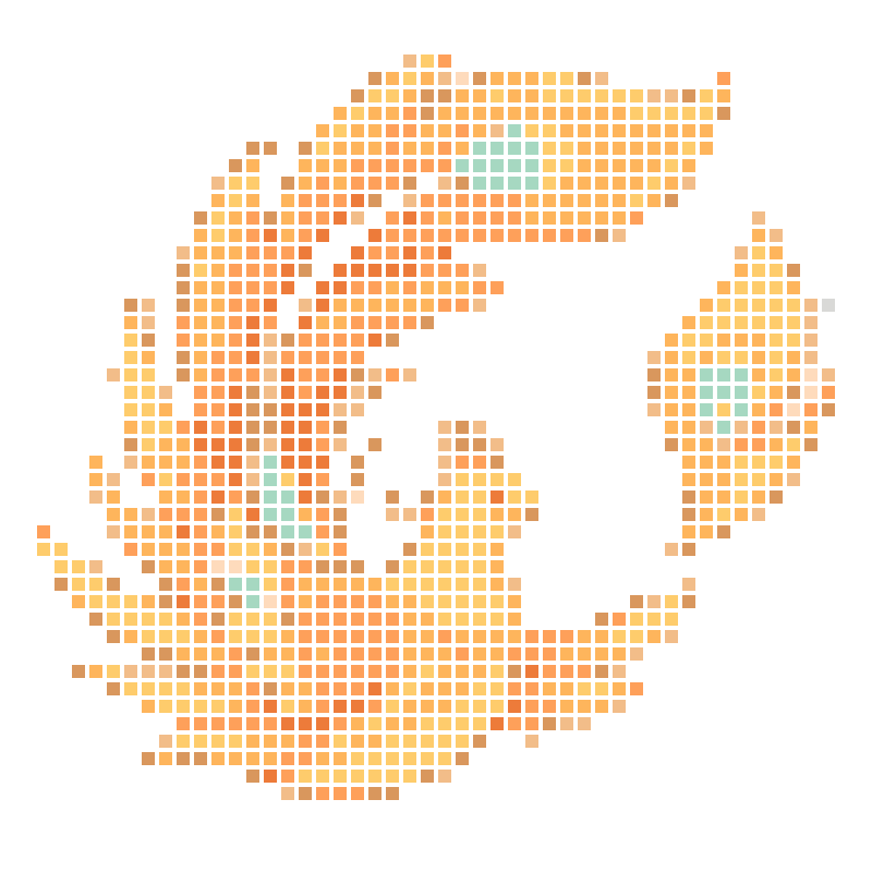 A cute and lively cartoon golden phoenix image
