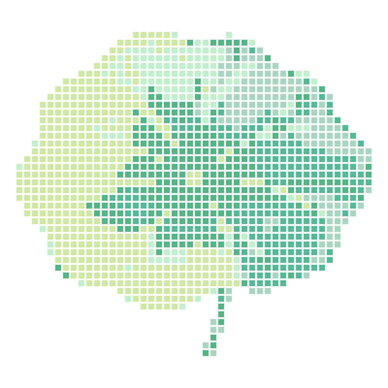 A fresh and minimalist hand-drawn lotus leaf illustration