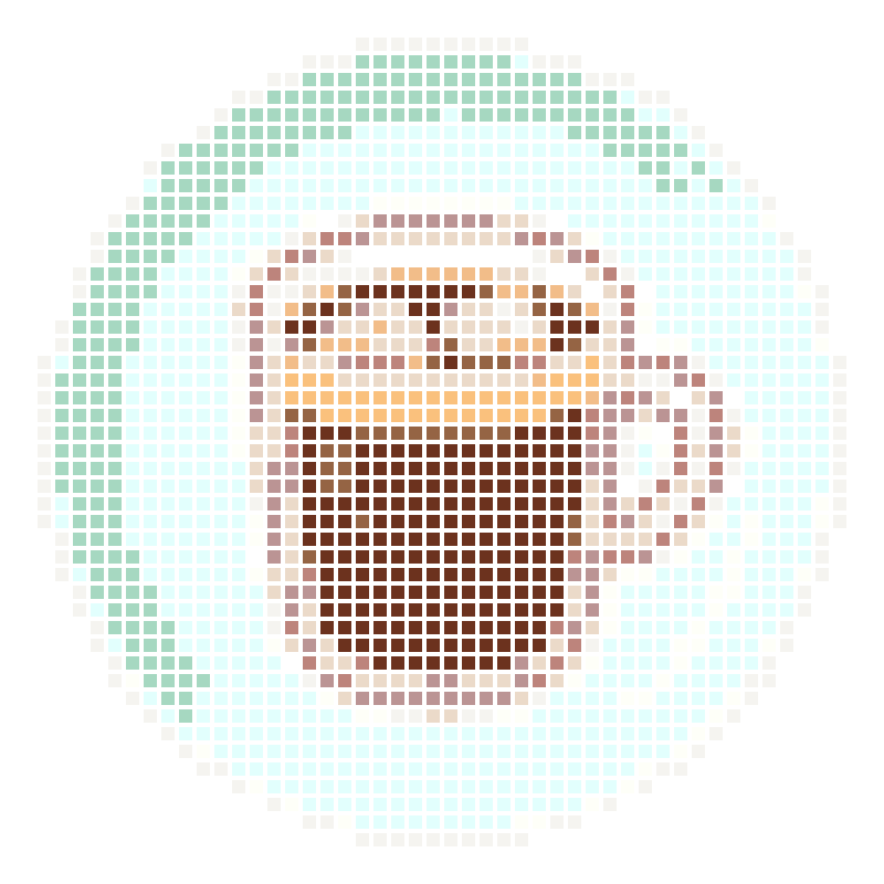 Cartoon iced coffee stickers — fresh and cute summer items