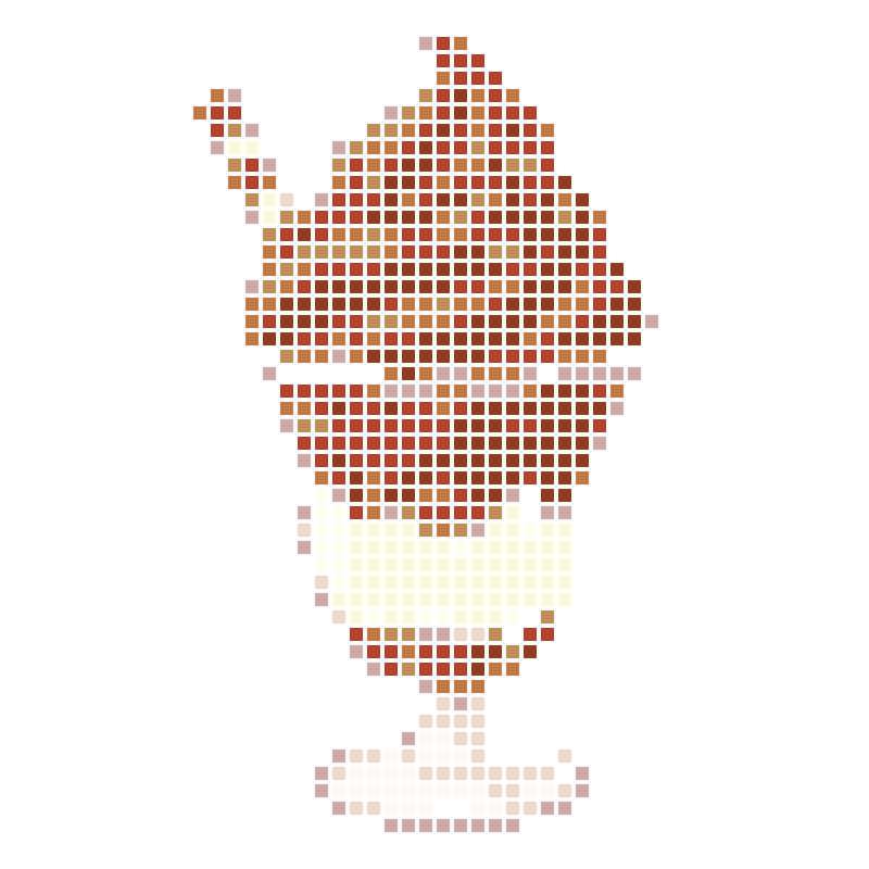 Silky chocolate sundae: a sweet and tempting exquisite dessert