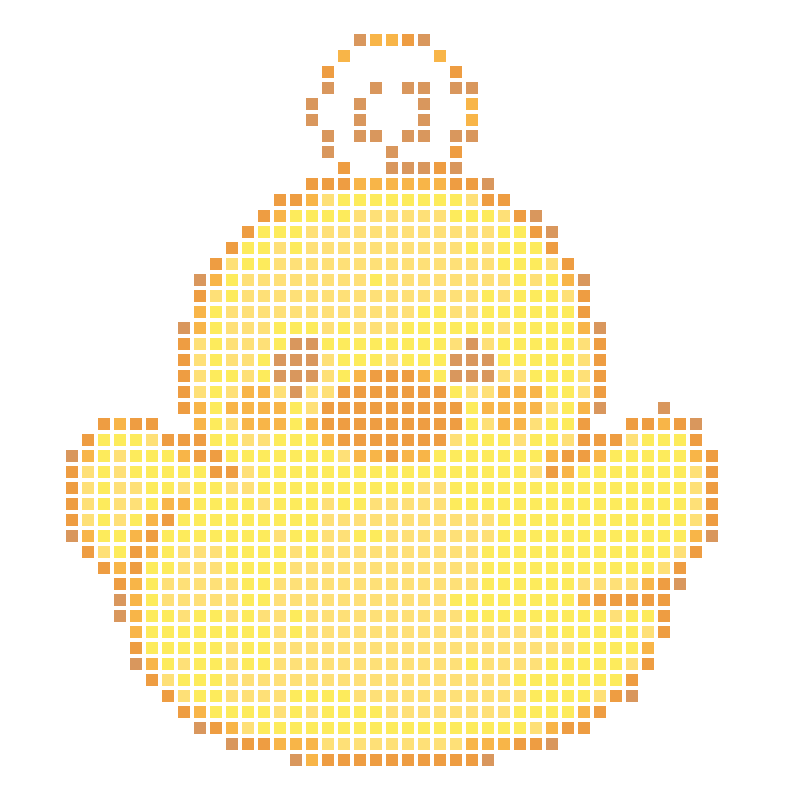 Soft and cute cartoon yellow duck pendant—cute and healing little decoration