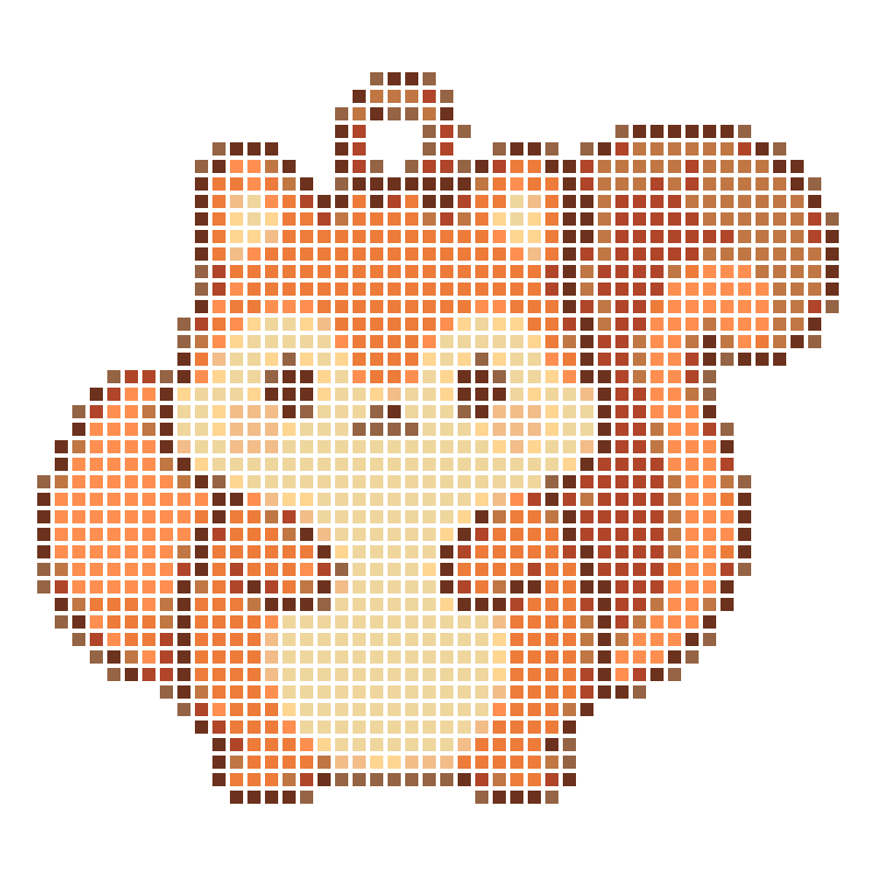 Soft and cute cartoon squirrel pendant, adorable and exquisite little accessory