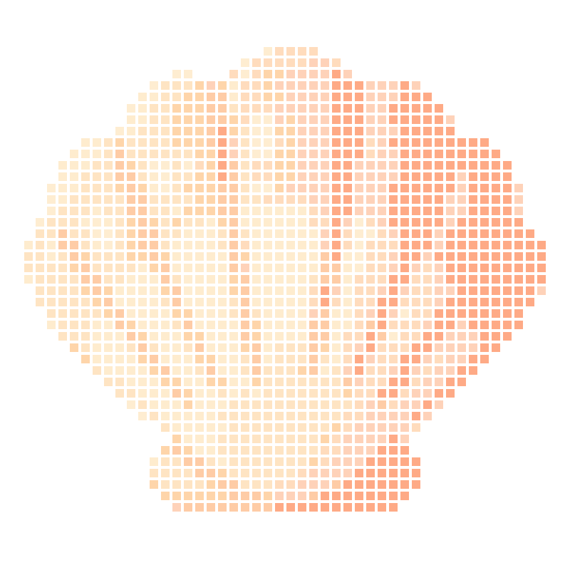 Warm-toned cute cartoon scallop illustration