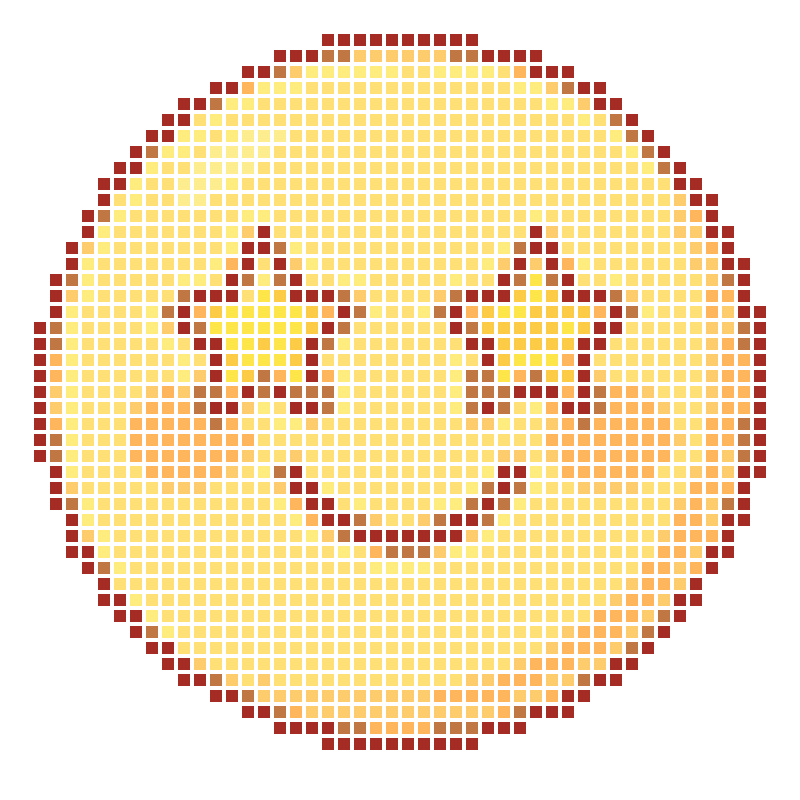 Starry eyes and a happy smile reveal full affection and excitement