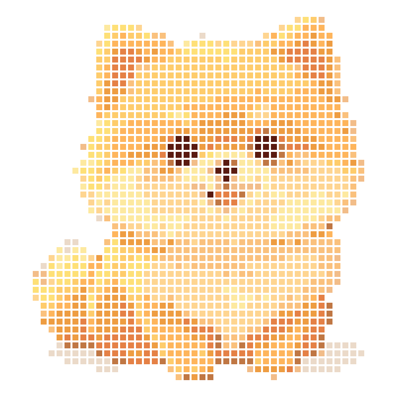 A soft and adorable cartoon Pomeranian puppy