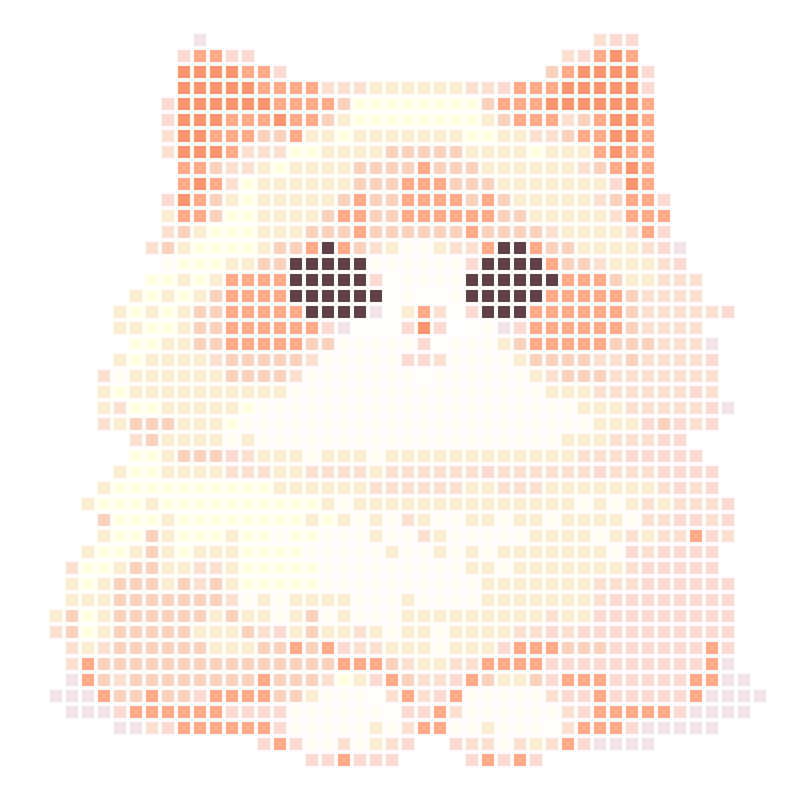 A soft, cute cartoon long-haired ragdoll kitten