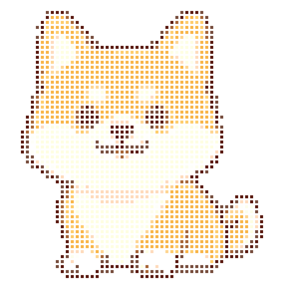 Cute pixel Shiba Inu: a soft, healing cartoon puppy