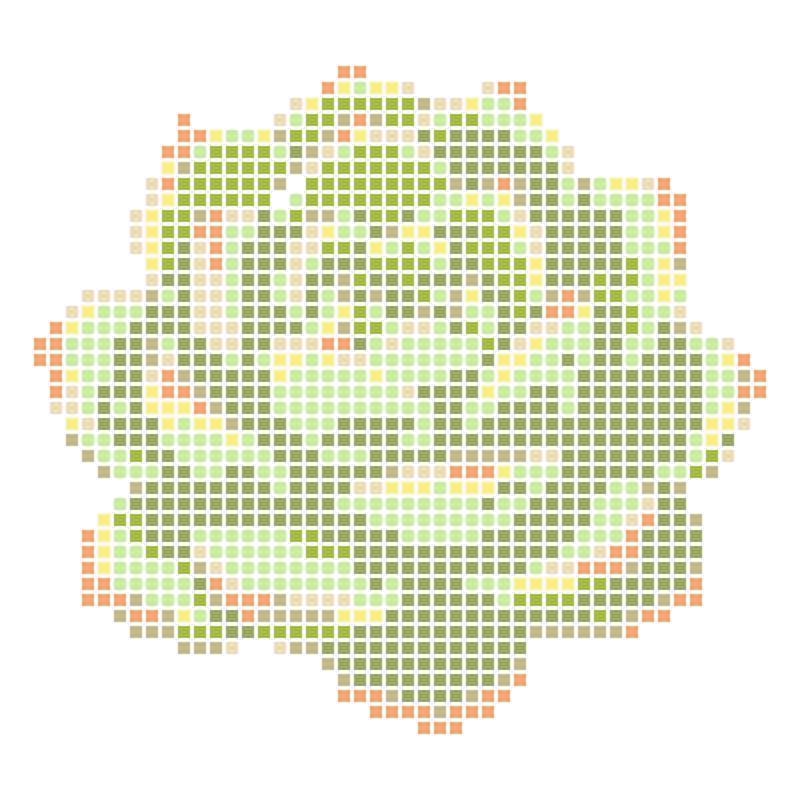 Hand-drawn fresh succulents, plump leaves with red edges