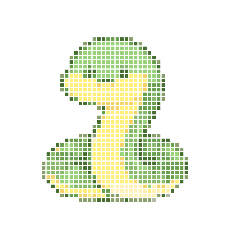 Soft and cute chibi-style little green snake, with a well-behaved appearance that is endearing