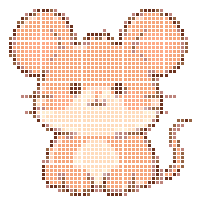 Super cute cartoon mouse illustrations