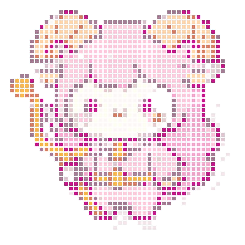 Soft and cute cartoon Aries lamb holding a bow and arrow is adorable