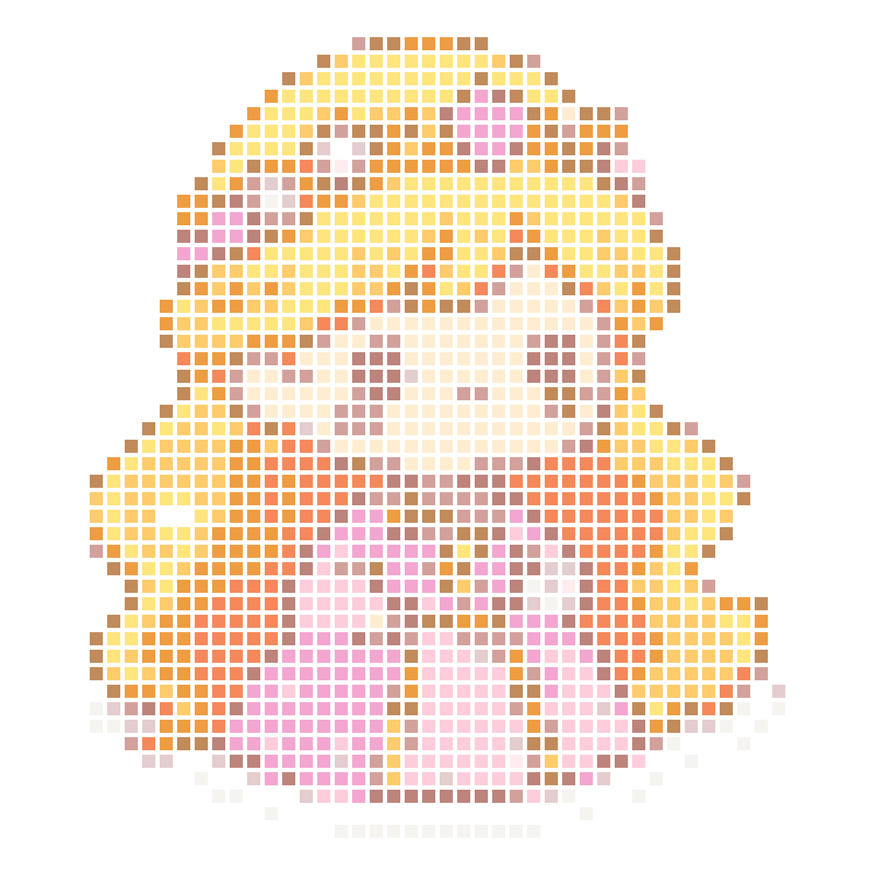 Cute chibi-style blonde princess, sweet and dreamy, endearing